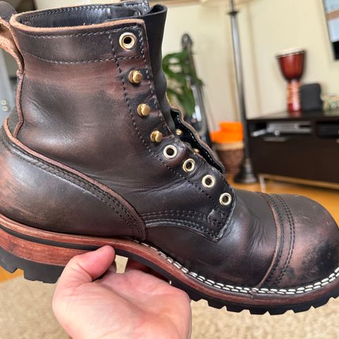 Nicks MTO in Horween Black Chromexcel