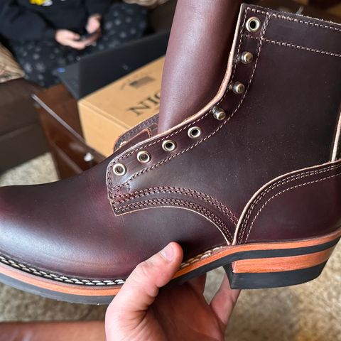 Nicks MTO in Wickett & Craig Burgundy Double Stuffed