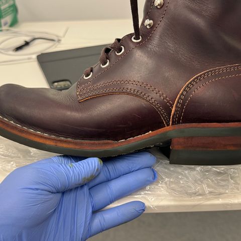 Nicks MTO in Wickett & Craig Burgundy Double Stuffed