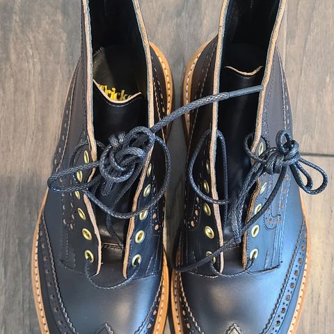 Tricker's Stow Country Boot in Horween Black Chromexcel