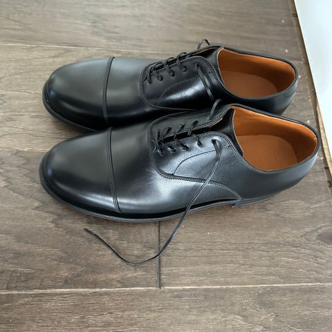 Viberg Bastion Oxford in D'Annonay Black Calf