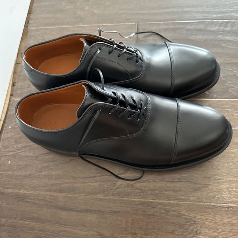 Viberg Bastion Oxford in D'Annonay Black Calf