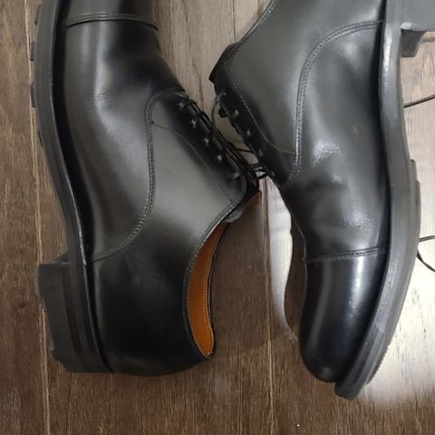 Viberg Bastion Oxford in D'Annonay Black Calf