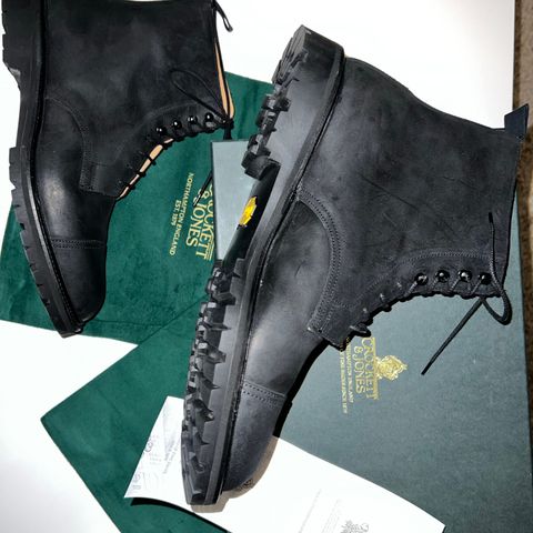 Crockett & Jones Coniston in Black Roughout Suede