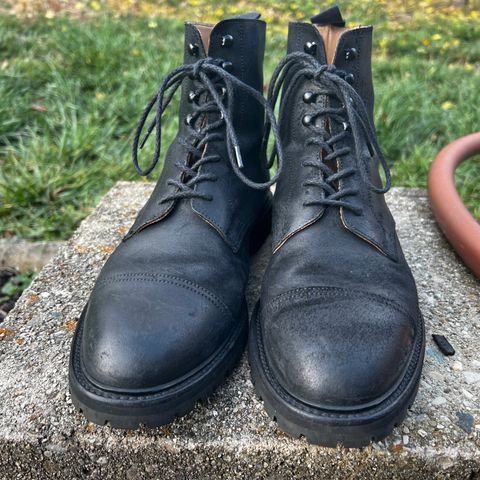 Crockett & Jones Coniston in Black Roughout Suede