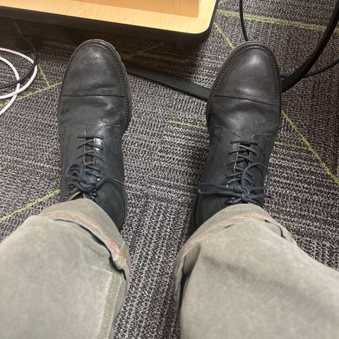 Crockett & Jones Coniston in Black Roughout Suede