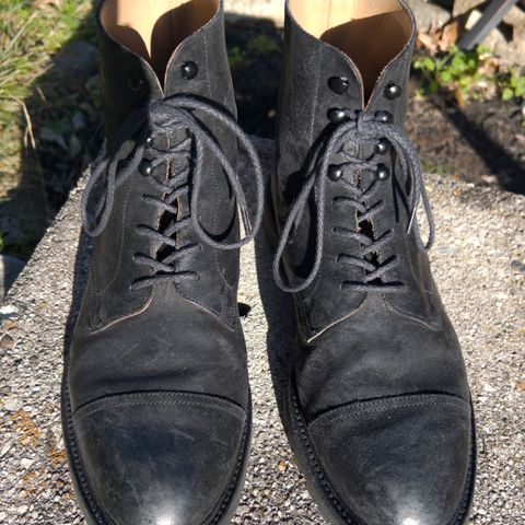 Crockett & Jones Coniston in Black Roughout Suede