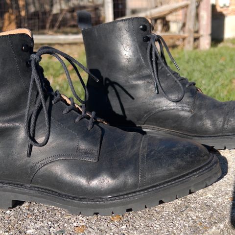 Crockett & Jones Coniston in Black Roughout Suede