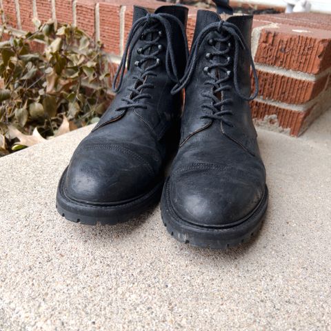 Crockett & Jones Coniston in Black Roughout Suede