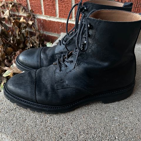 Crockett & Jones Coniston in Black Roughout Suede