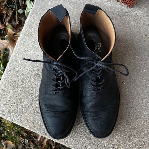 Crockett & Jones Coniston in Black Roughout Suede