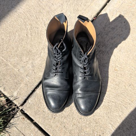 Crockett & Jones Coniston in Black Roughout Suede