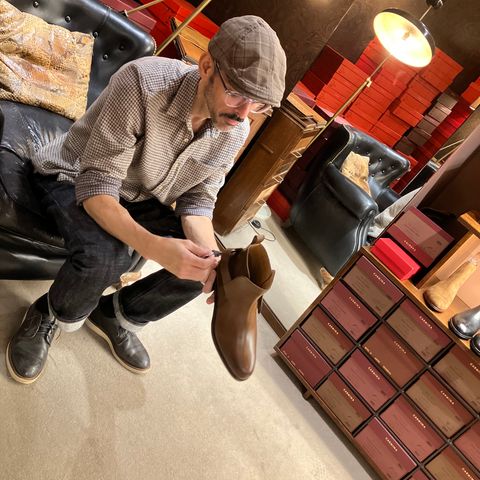 Carmina Jodhpur Boots in Brown Vegano