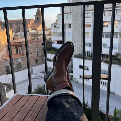 Carmina Jodhpur Boots in Brown Vegano