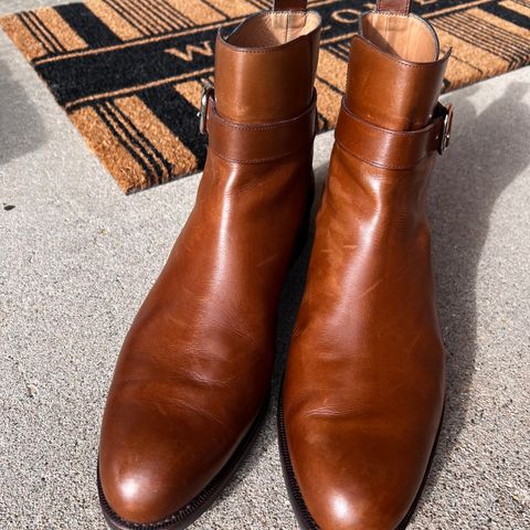 Carmina Jodhpur Boots in Brown Vegano