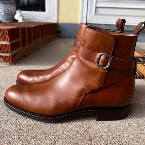 Carmina Jodhpur Boots in Brown Vegano
