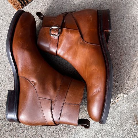 Carmina Jodhpur Boots in Brown Vegano