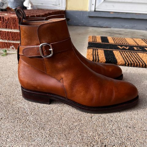 Carmina Jodhpur Boots in Brown Vegano