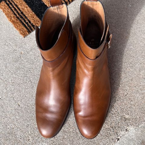 Carmina Jodhpur Boots in Brown Vegano