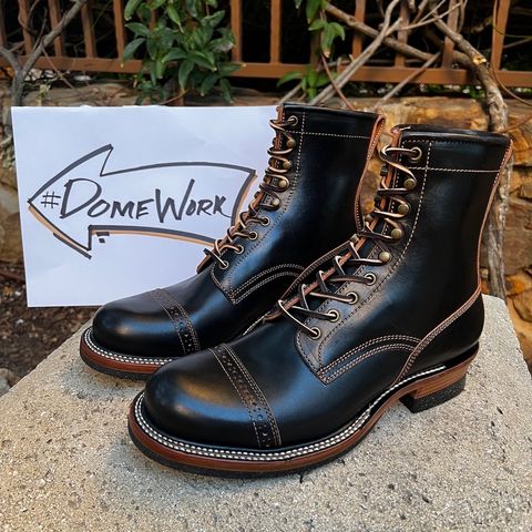 Quan Shoemaker Unlisted Model in Maryam Black Horsebutt