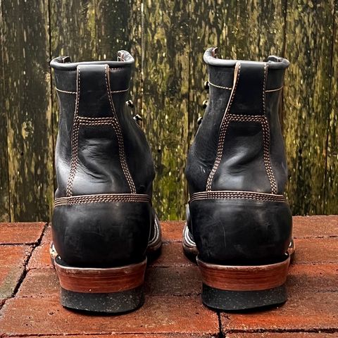 Quan Shoemaker Unlisted Model in Maryam Black Horsebutt