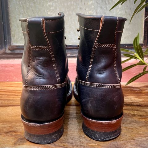 Quan Shoemaker Unlisted Model in Maryam Black Horsebutt