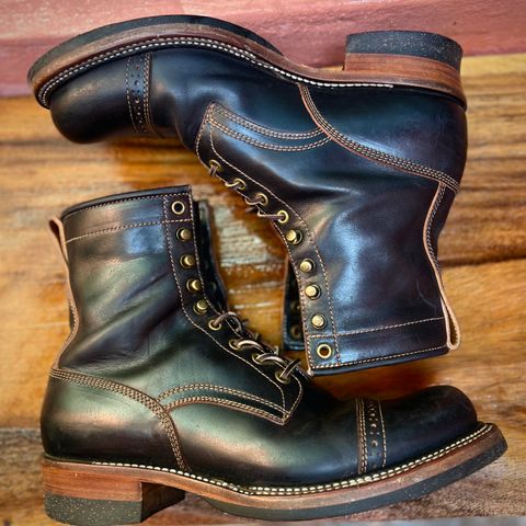 Quan Shoemaker Unlisted Model in Maryam Black Horsebutt