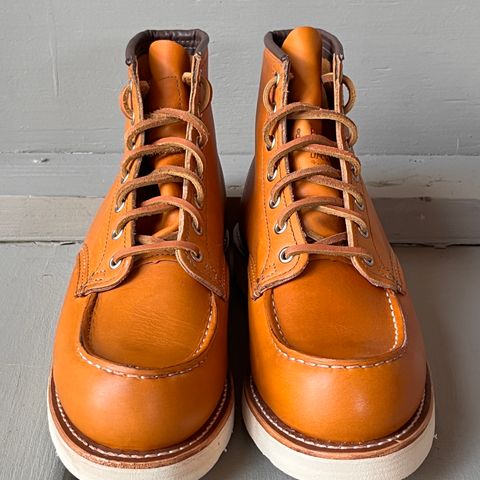 View photo of Red Wing 6-Inch Classic Moc in S.B. Foot Sequoia Gold Russet