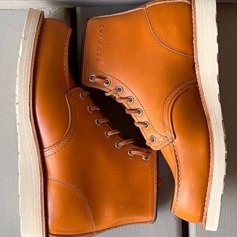 View photo of Red Wing 6-Inch Classic Moc in S.B. Foot Sequoia Gold Russet