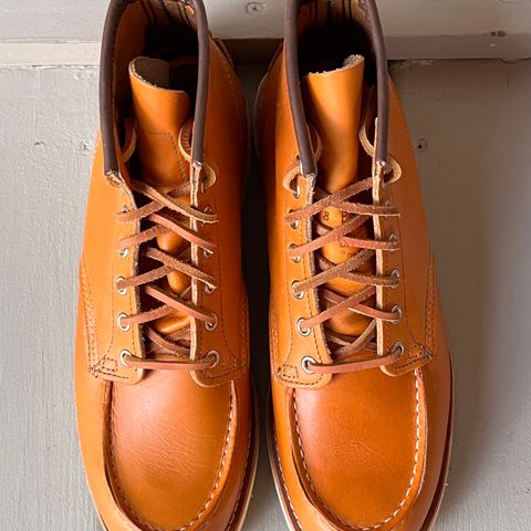 View photo of Red Wing 6-Inch Classic Moc in S.B. Foot Sequoia Gold Russet