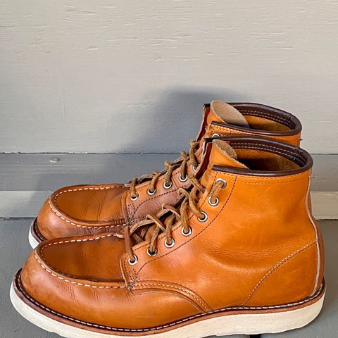 View photo of Red Wing 6-Inch Classic Moc in S.B. Foot Sequoia Gold Russet