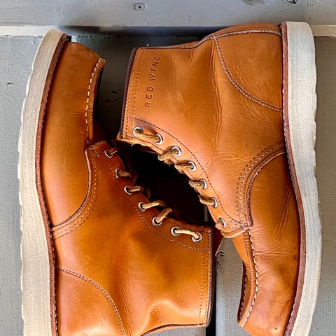 View photo of Red Wing 6-Inch Classic Moc in S.B. Foot Sequoia Gold Russet