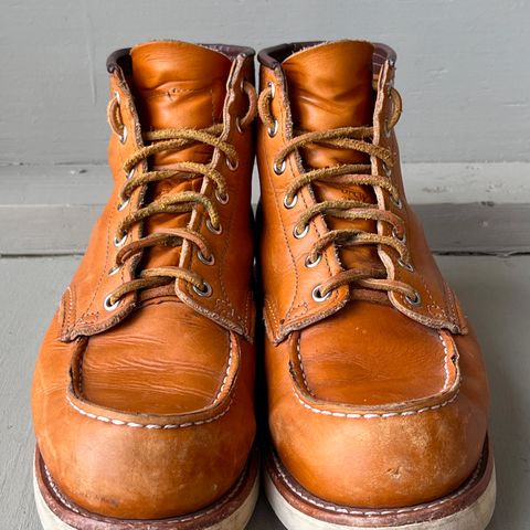 View photo of Red Wing 6-Inch Classic Moc in S.B. Foot Sequoia Gold Russet