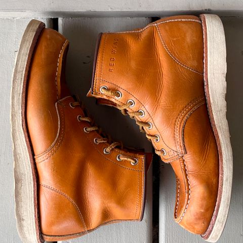 View photo of Red Wing 6-Inch Classic Moc in S.B. Foot Sequoia Gold Russet