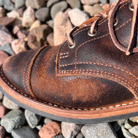 View photo of Truman Service Boot in Horween Java Waxed Flesh