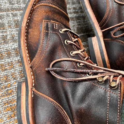 View photo of Truman Service Boot in Horween Java Waxed Flesh