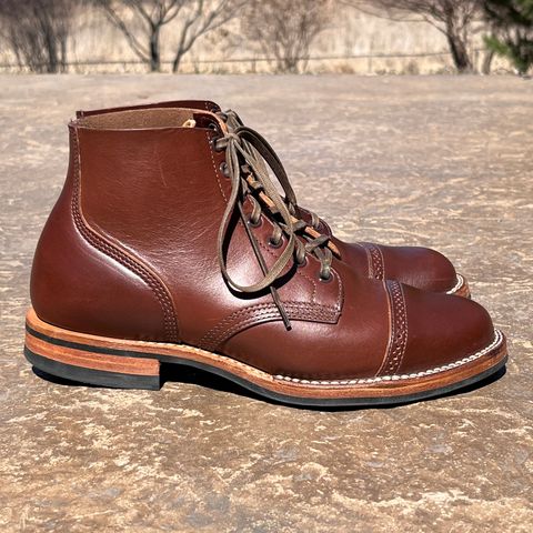 Search result thumbnail of Viberg Boondocker BCT in Horween Pigment Brown Workshoe Butt