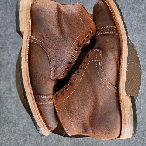 View photo of White's Main Street Dress Toe Cap in Unlisted Leather