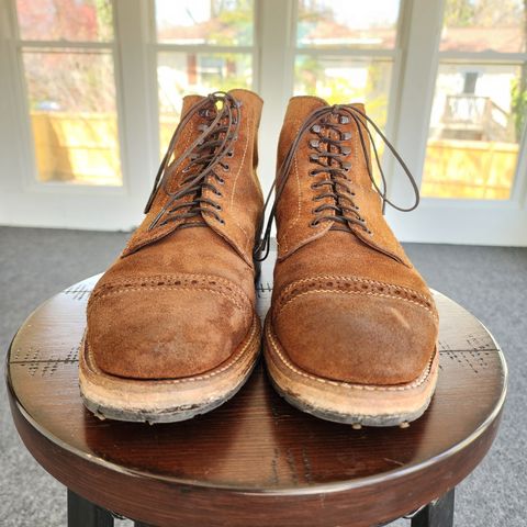 View photo of White's Main Street Dress Toe Cap in Unlisted Leather