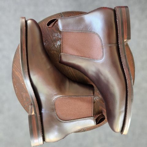 Search result thumbnail of Grant Stone Chelsea Boot in Chocolate Calf