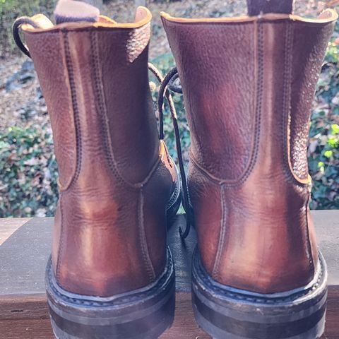 Tricker's Grassmere Country Boot in C.F. Stead Caramel Kudu Classic