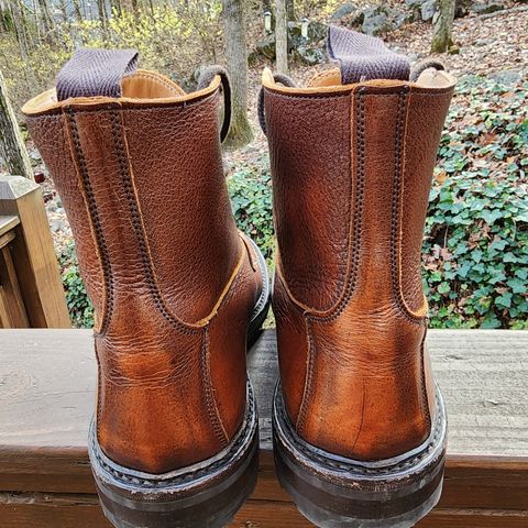 Tricker's Grassmere Country Boot in C.F. Stead Caramel Kudu Classic