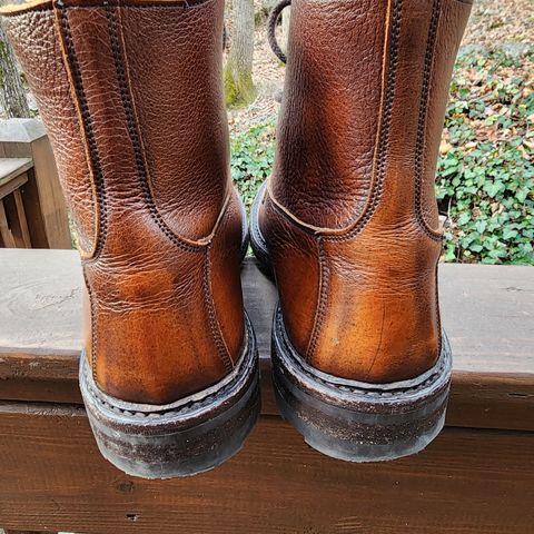 Tricker's Grassmere Country Boot in C.F. Stead Caramel Kudu Classic