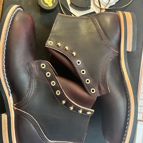 Nicks Free Range in Wickett & Craig Burgundy Double Stuffed