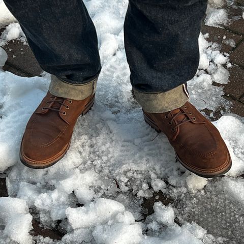 Parkhurst The Niagara in C.F. Stead Light Brown Waxy Commander Suede
