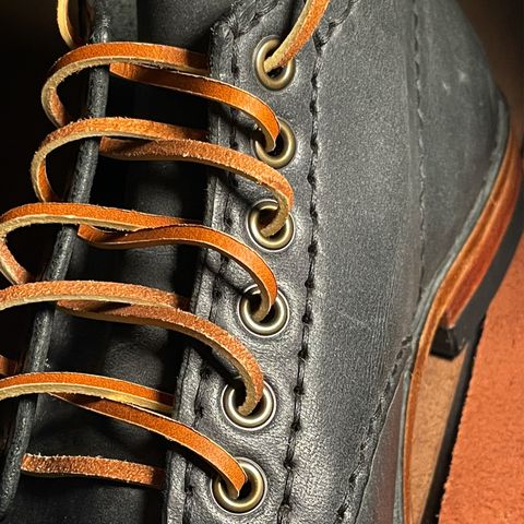 DIY Service Boot in Horween Black Nantucket