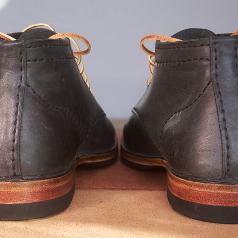 DIY Service Boot in Horween Black Nantucket