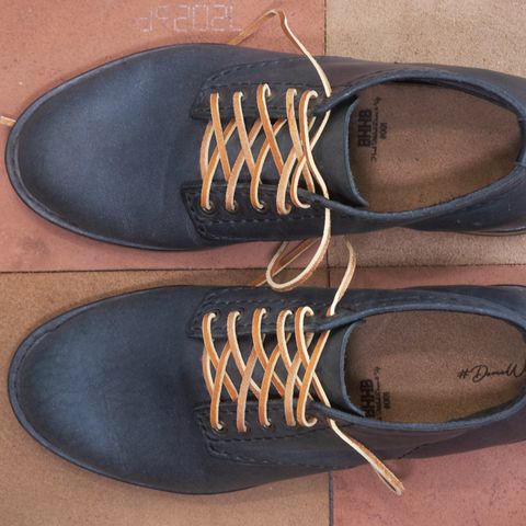 DIY Service Boot in Horween Black Nantucket