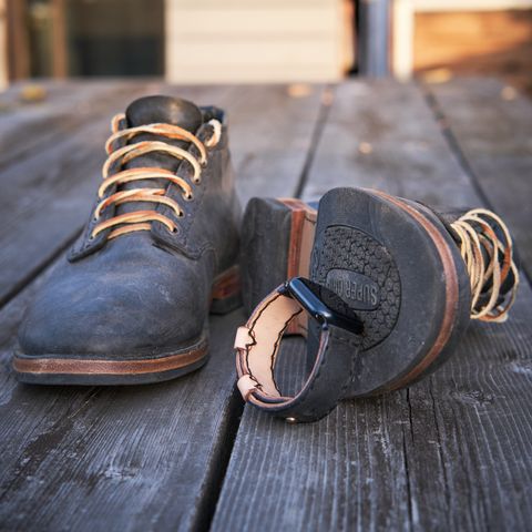 DIY Service Boot in Horween Black Nantucket
