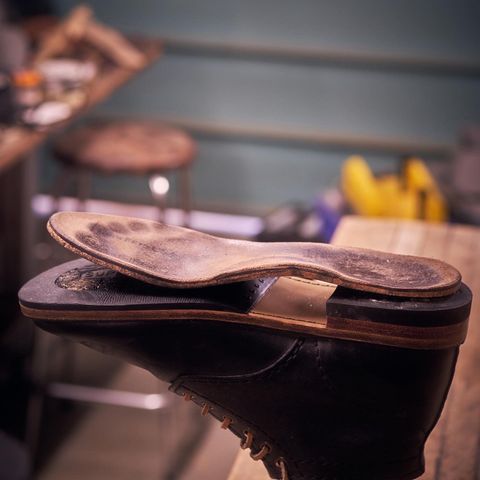 DIY Service Boot in Horween Black Nantucket